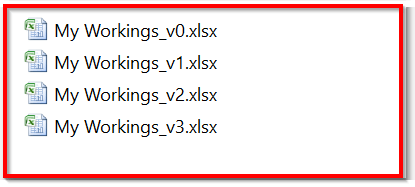 Excel backup method - excel trip