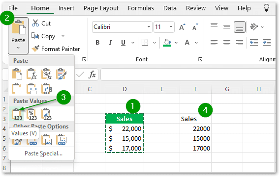 Best excel tips and tricks - excel paste special