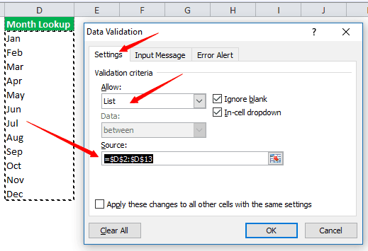 create data validation list from range