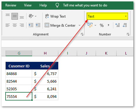 Number formatting issues in excel