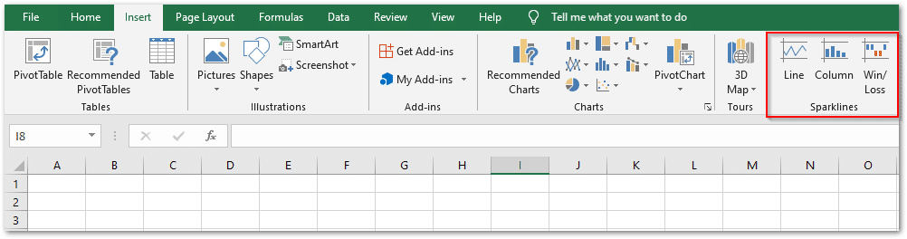 Excel Sparklines