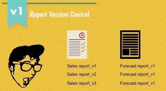 Excel report - version control